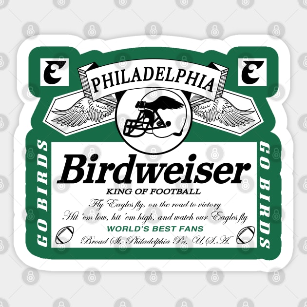 Birdweiser - Green Sticker by KFig21